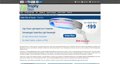 Desktop Screenshot of blueacnelight.com